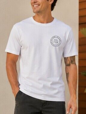 Volcom Men's Graphic Short Sleeve T-Shirt – White – Size Medium – NWT